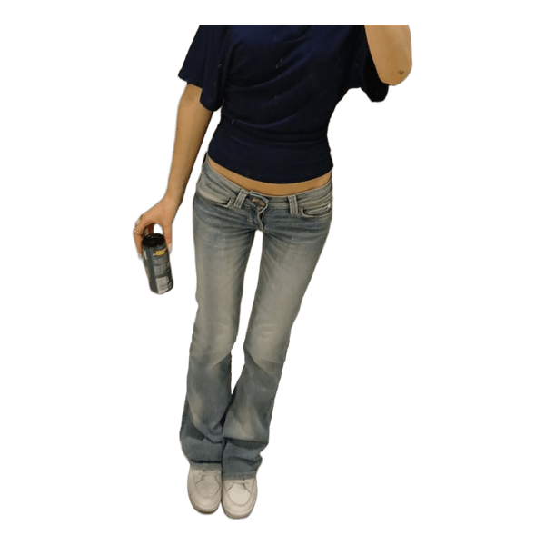 Lågmidjade bootcut jeans