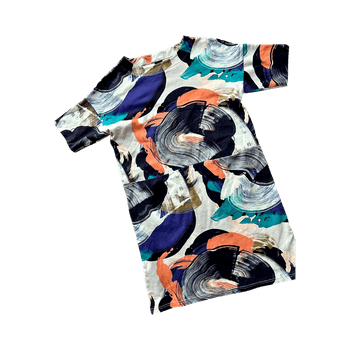 Nanso värikäs mekko M