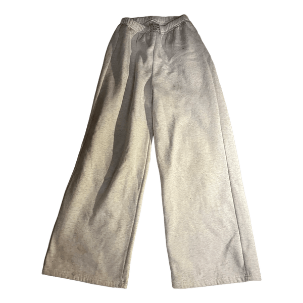 Grey wide leg sweatpants