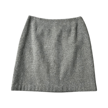 GANT Soft Gray Wool Alpaca Skirt 38