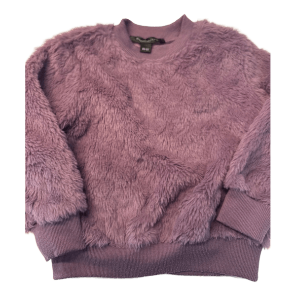 Lila fluffig tröja