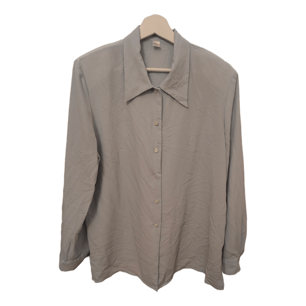 Light blue long sleeve blouse
