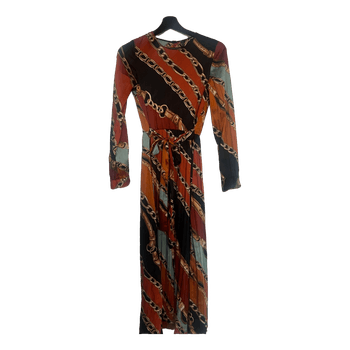 Zara chain print dress