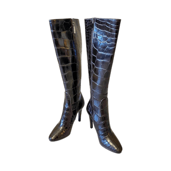 Giorgio Armani alligator skin boots