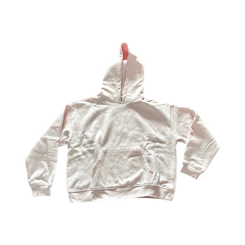 Pink pullover hoodie