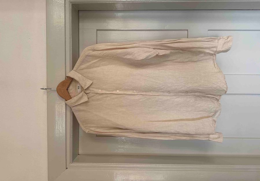 White linen shirt