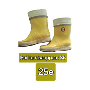 keltainen sadetakki Treton,Hai saappaat, sadeasu