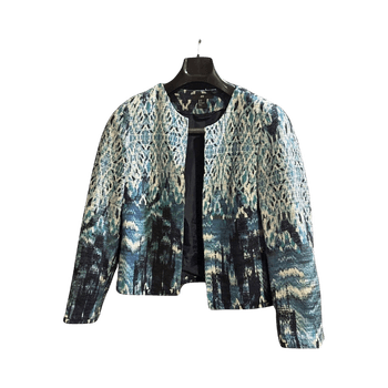 Blue and Multicolor Jacket