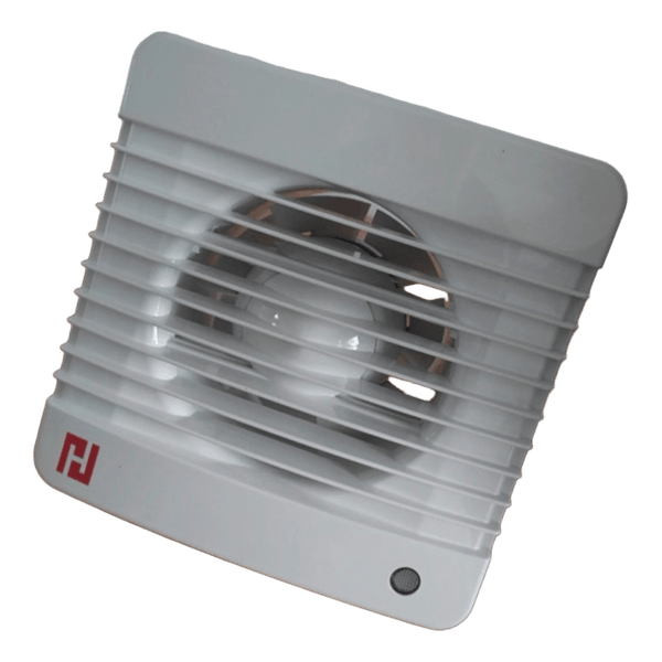 White plastic extract fan