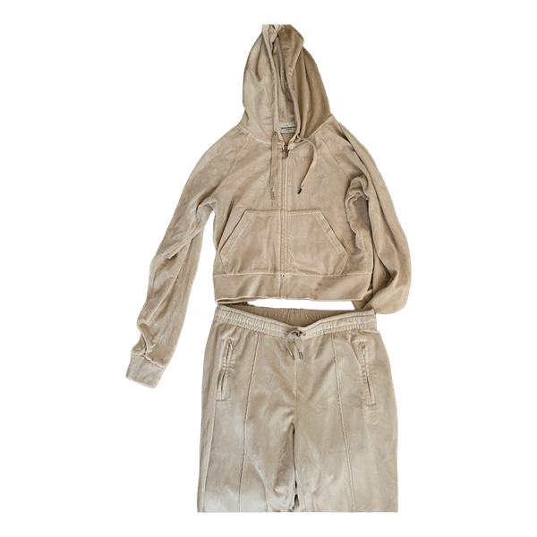 Beige Juicy Couture velour-oloasu