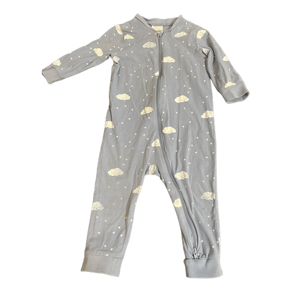 Blue cloud print full body dress  for boys and girls