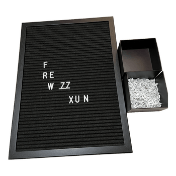 Felt Letter board writing board with letters