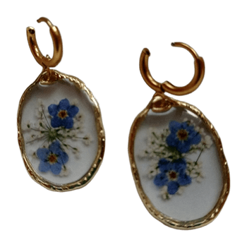 Floral earrings