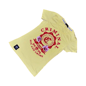 Mafia & Crime yellow t-shirt