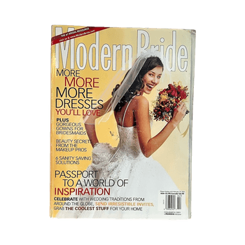 Modern Bride kirja/lehti Vintage 02-03/ 2001