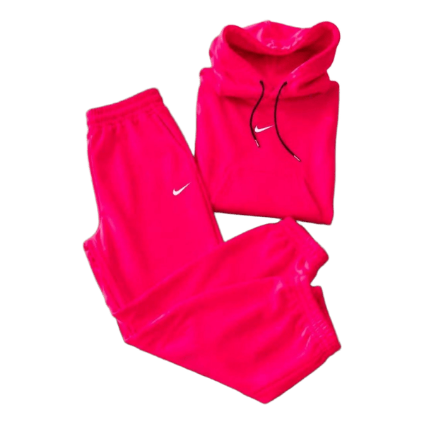 Nike pink tracksuit
