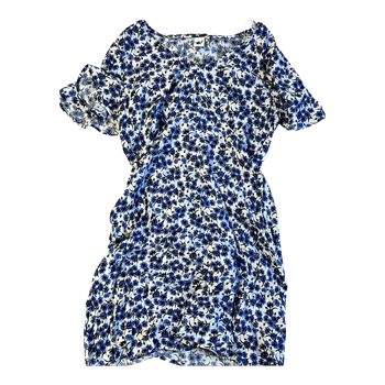Blue floral dress