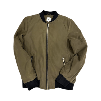 Vihreä bomber-takki