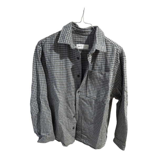 Grey checkered shirt
