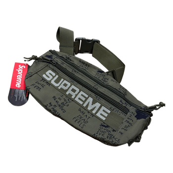 Supreme graphic waist bag