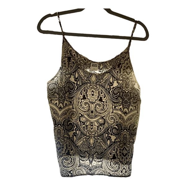Mønstret tanktop