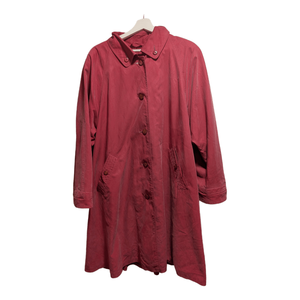 Pink buttoned long coat
