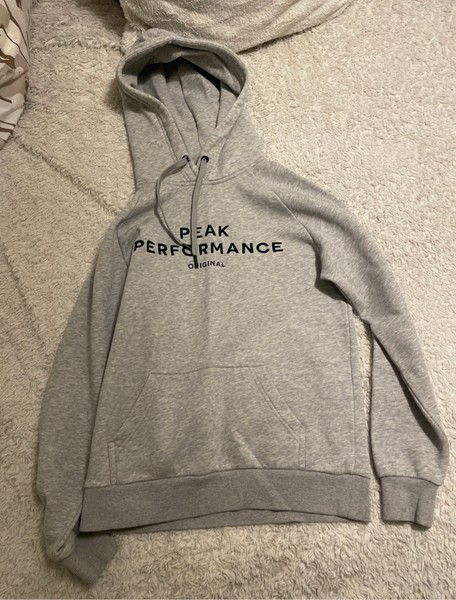 Peak Performance naisten harmaa huppari (M)