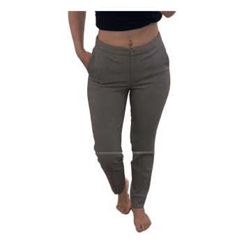 Reserved patterned grey trousers