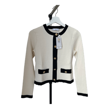 Mango white cardigan
