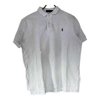 👕 Polo Ralph Lauren Polo Shirt – White (Size M)