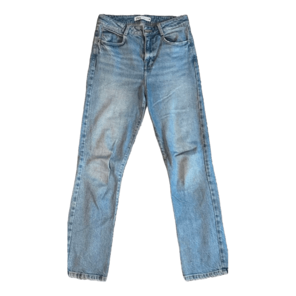 Light blue straight jeans