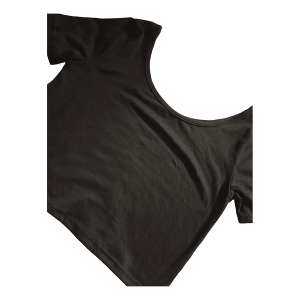 Black crop top
