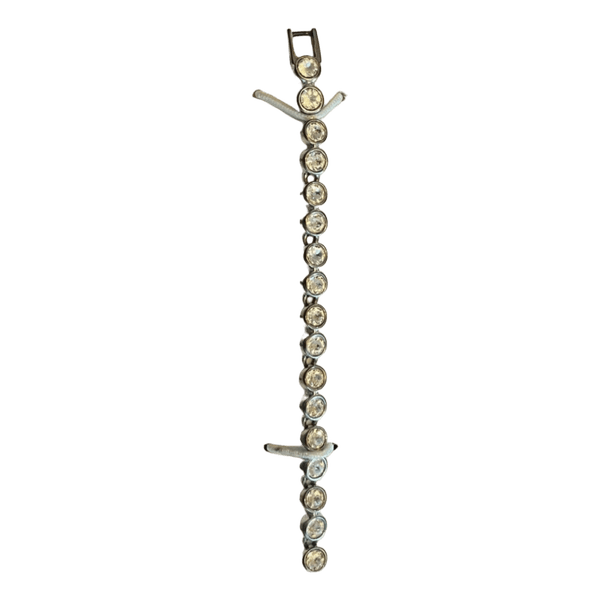 Swarovski hopearannekoru