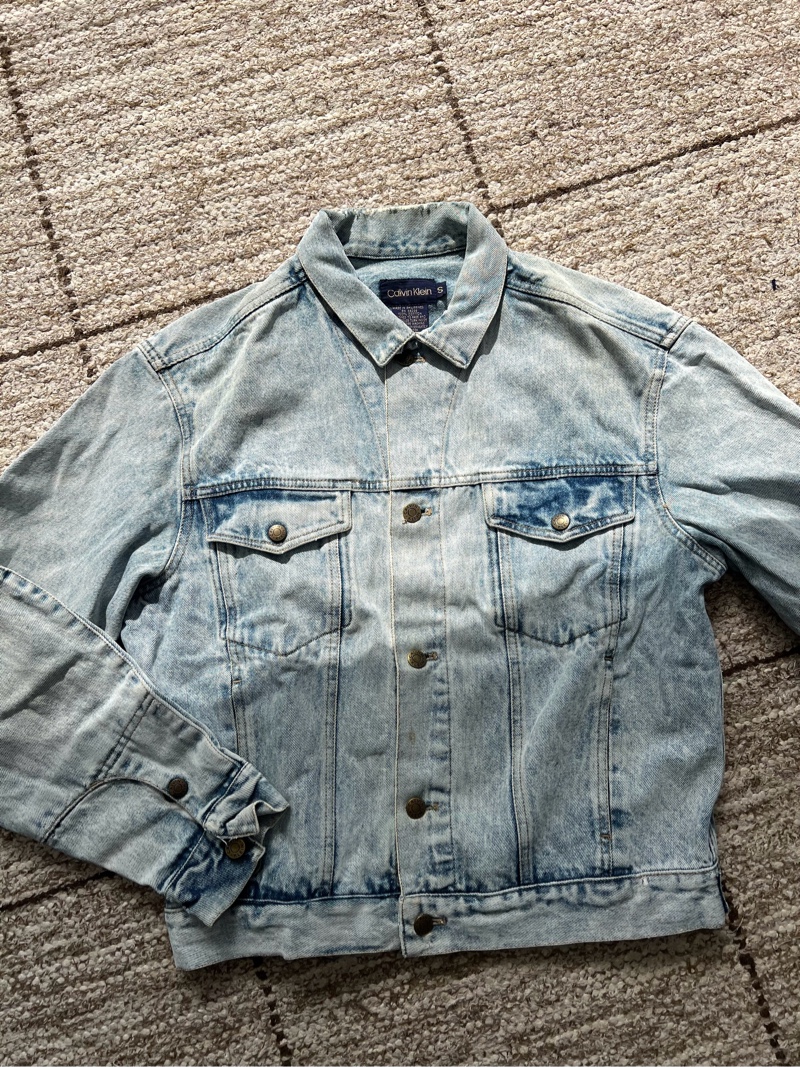 Vaaleansininen Calvin Klein  farkkutakki