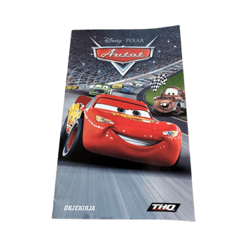 PS2 Disney Pixar Autot Ohjekirja suomiversio SLES-54015
