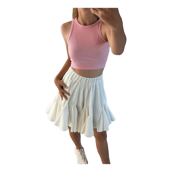 Short flared skirt