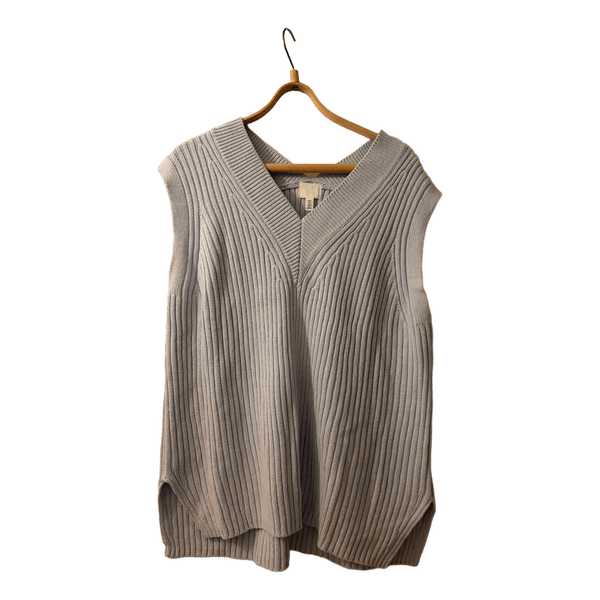 Light blue knit vest