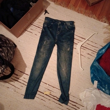 Ohuet farkkukuosi leggingsit 