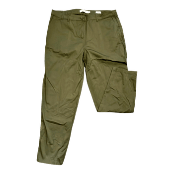 Khaki stretch trousers