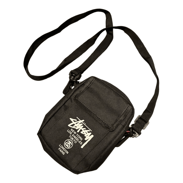 Sort Stüssy skuldertaske
