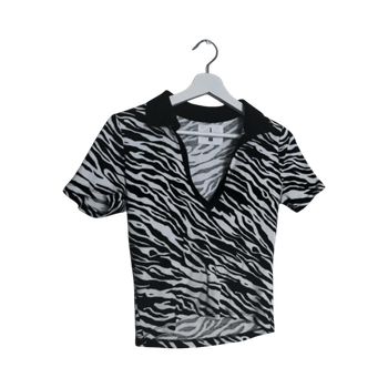 Zebra-kuvioinen pikeepaita