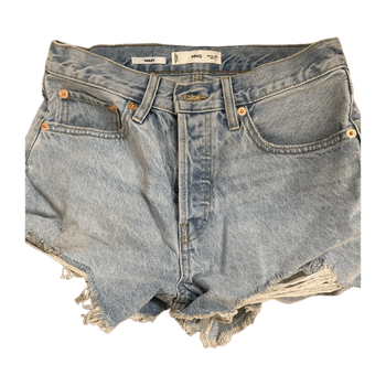 Mango hailey Light blue denim shorts