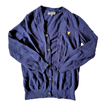 Lyle & Scott laivastonsininen neuletakki