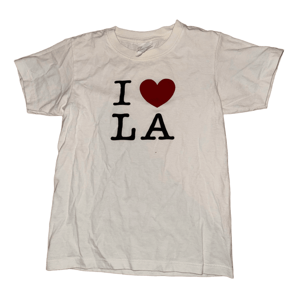 Valkoinen I love LA t-paita