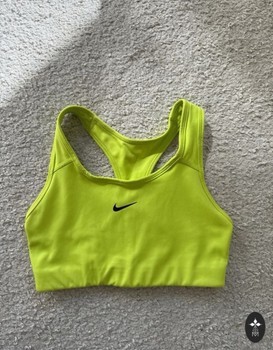 Nike neon green sports bra