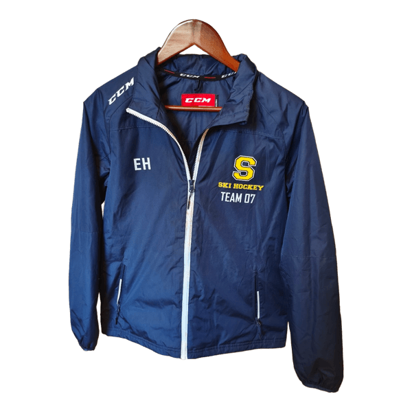 Blue CCM sports jacket