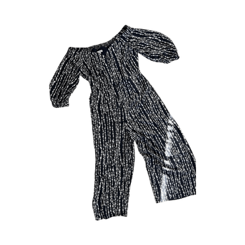 Off-shoulder jumpsuit L