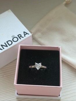 Pandora silver heart ring