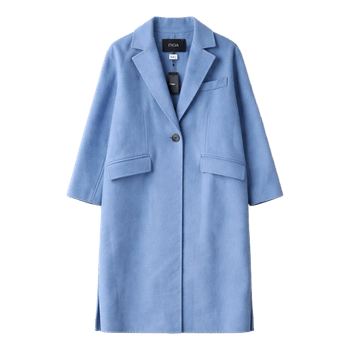 Maje light blue wool coat