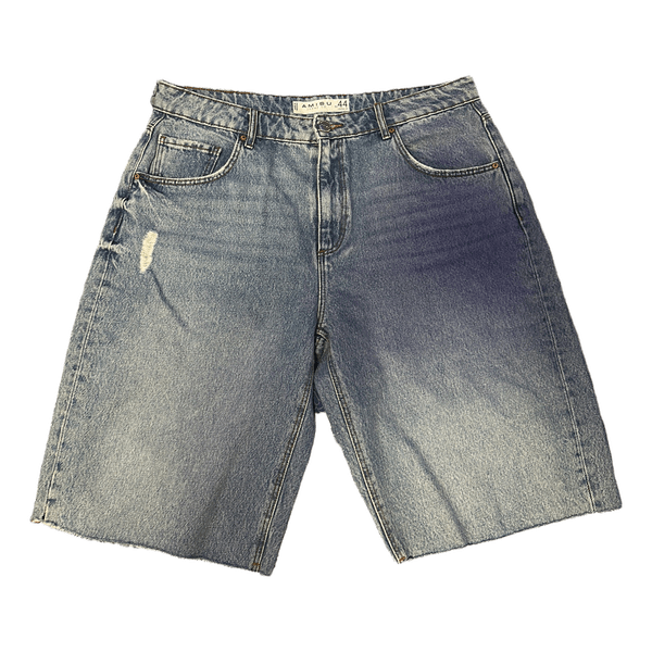 Blue denim shorts